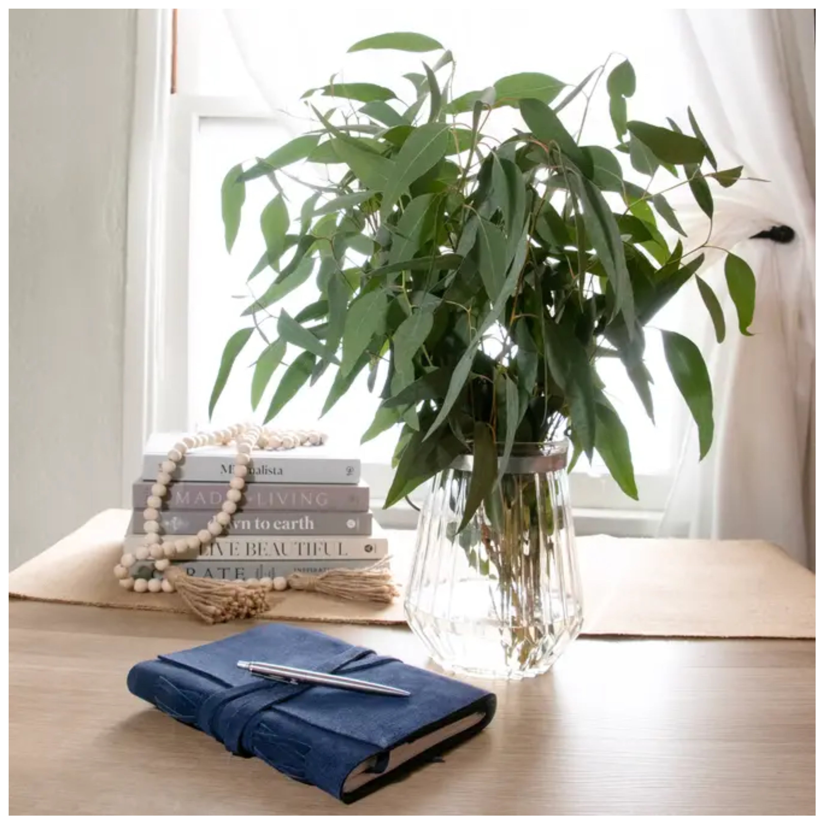 Fresh Willow Eucalyptus Bunch 12 Stems