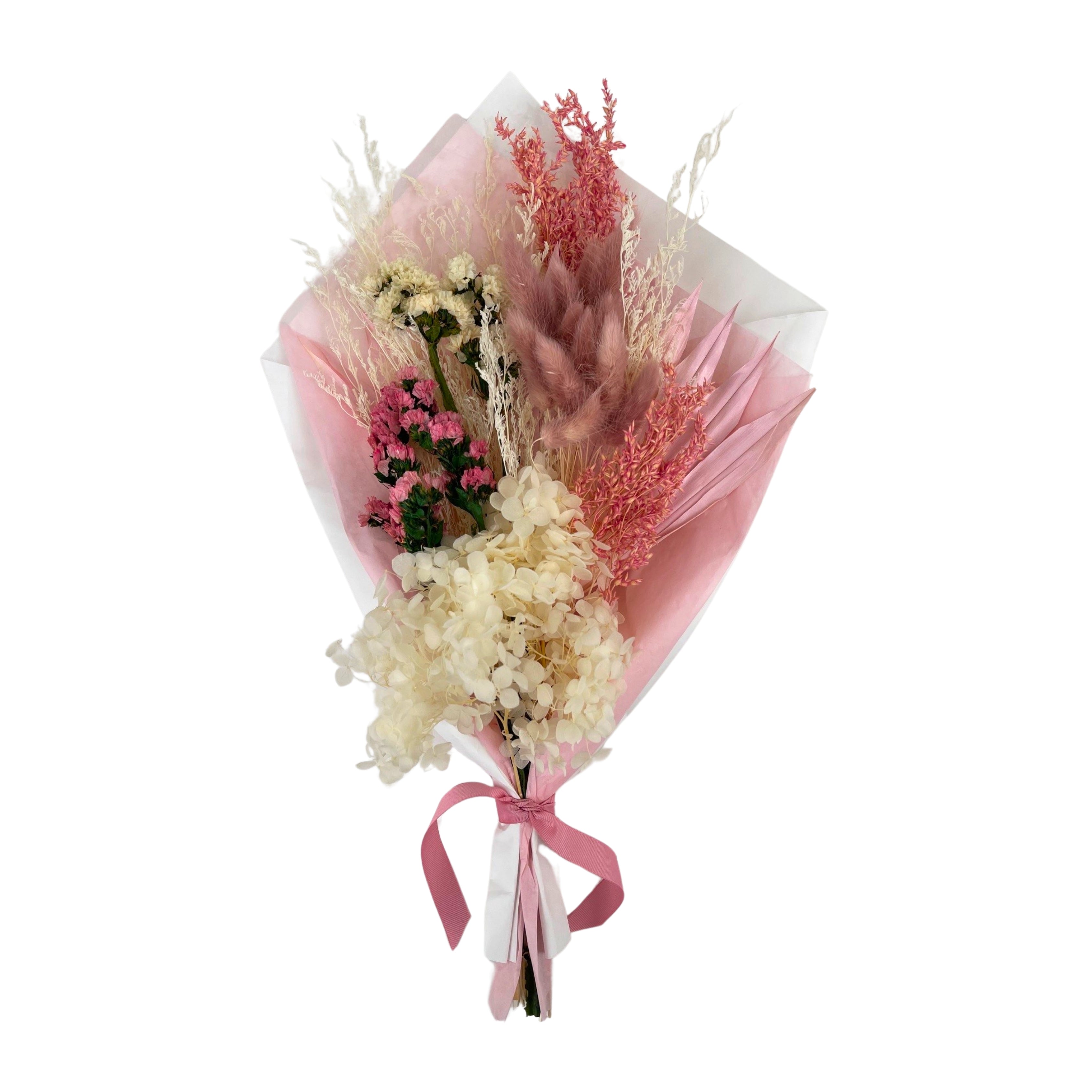 Pink & White Hydrangea Floral Bouquet