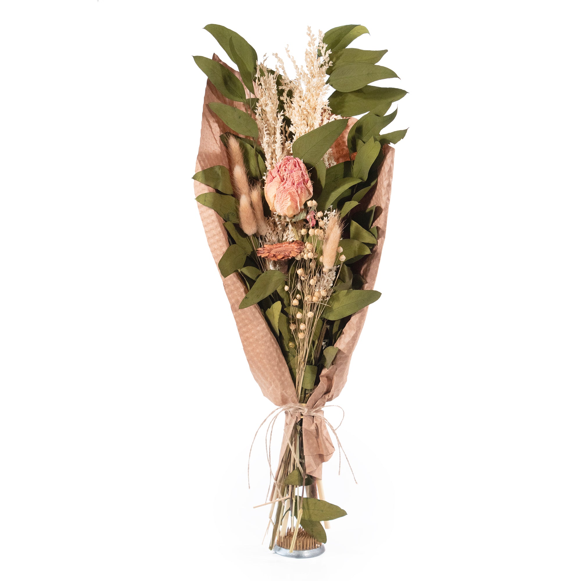 English Dried Rose 18" Bouquet