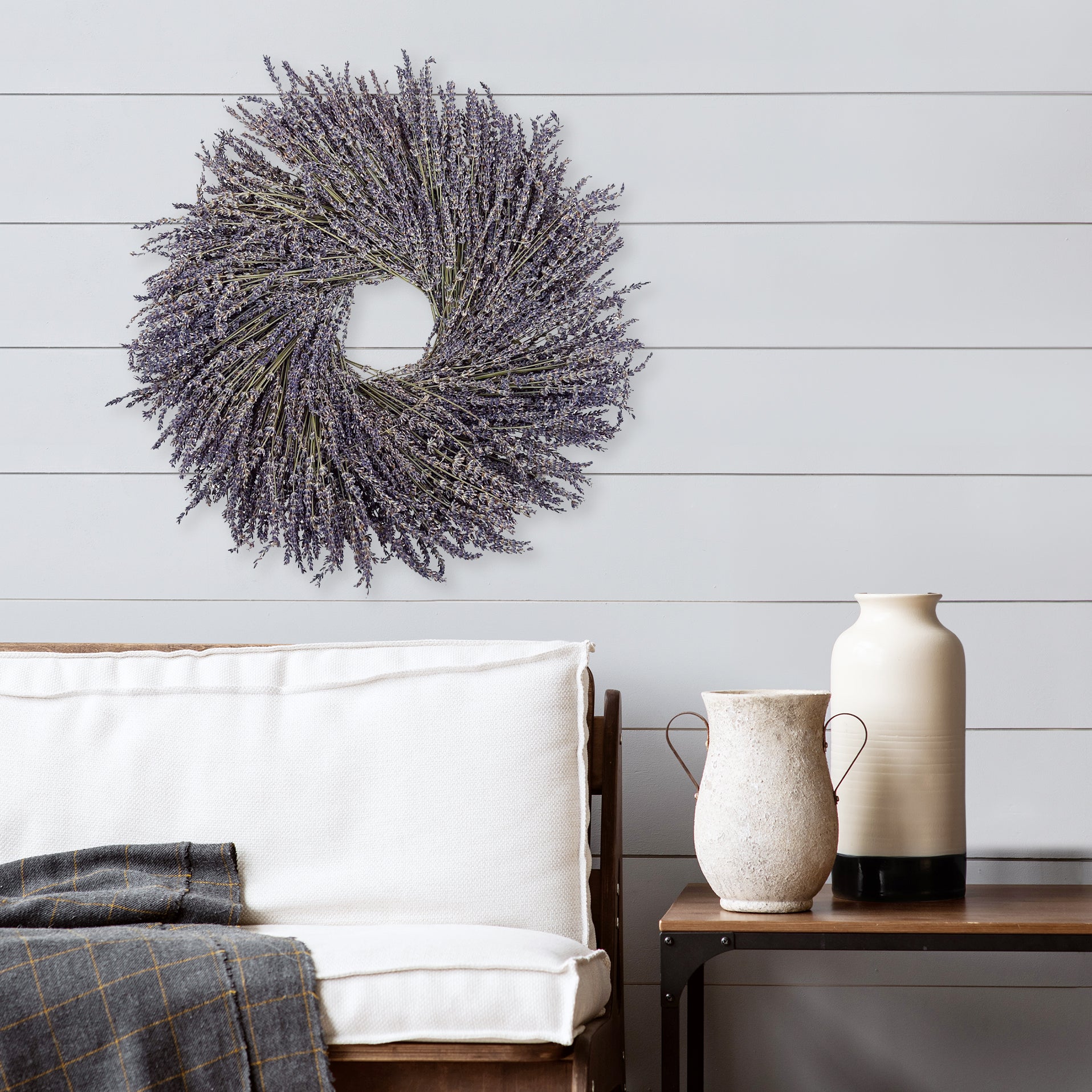 De La Terre Provence Lavender Wreath